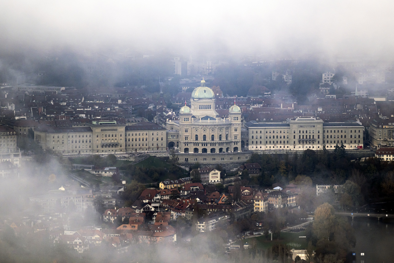 O Palácio Federal visto do alto